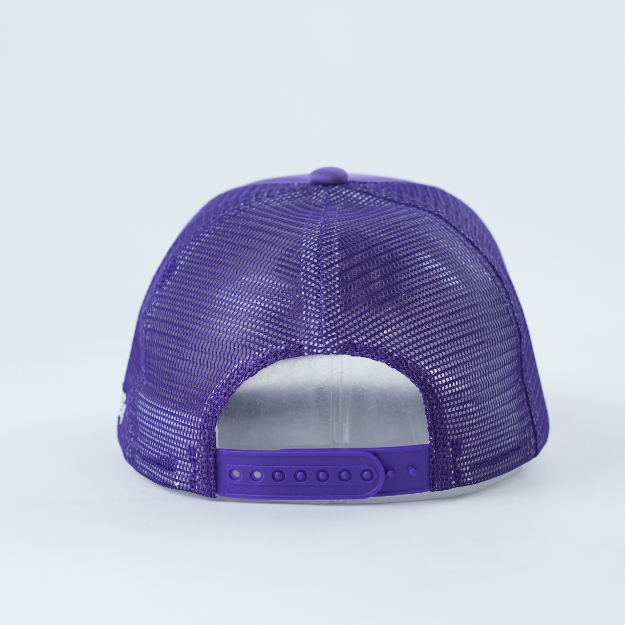 Foam Front Mesh Back Trucker Cap with Gothic Embroidery Design