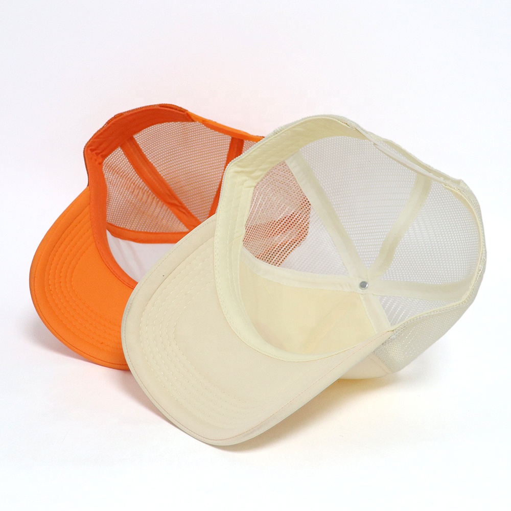 Vintage Sunset Embroidered Foam Trucker Hat with Mesh Back and Curved Brim