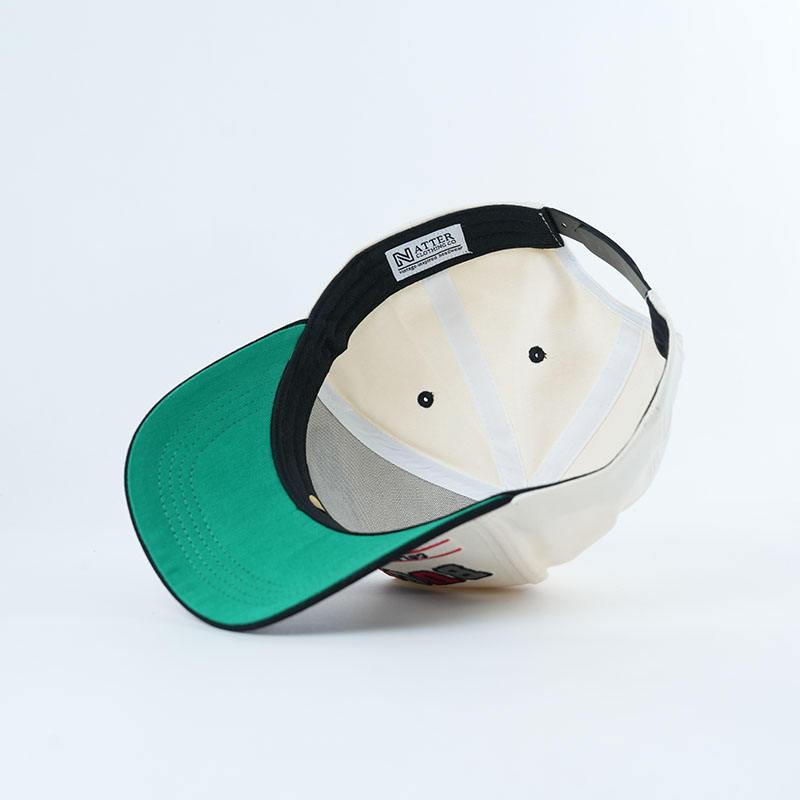 Two Tone Cotton Twill Baseball Cap with Buckyes Embroidered Logo