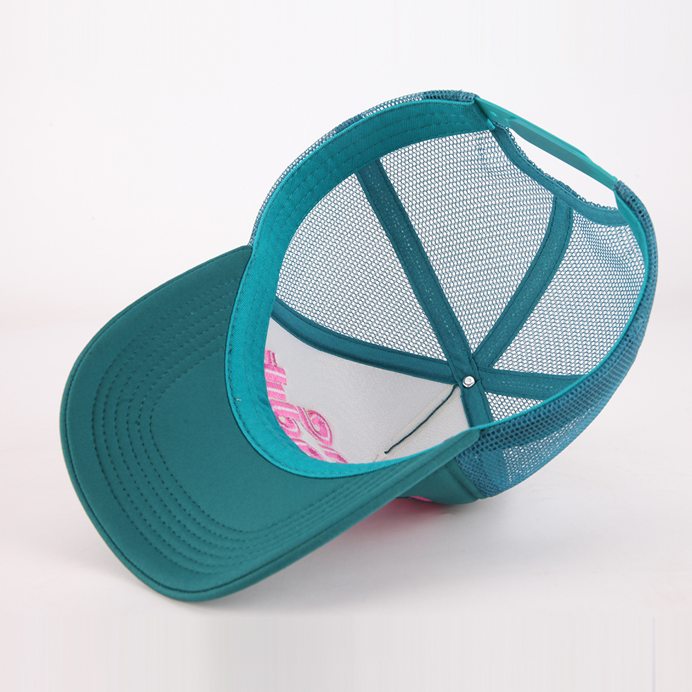 MME Bandit Pink Embroidered Foam Trucker Hat