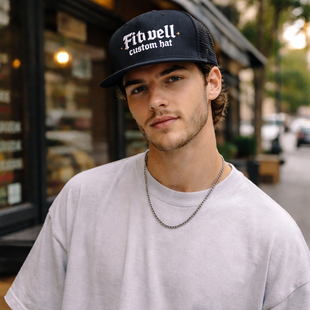 Make Your Own Luck Embroidered Foam Mesh Trucker Hat