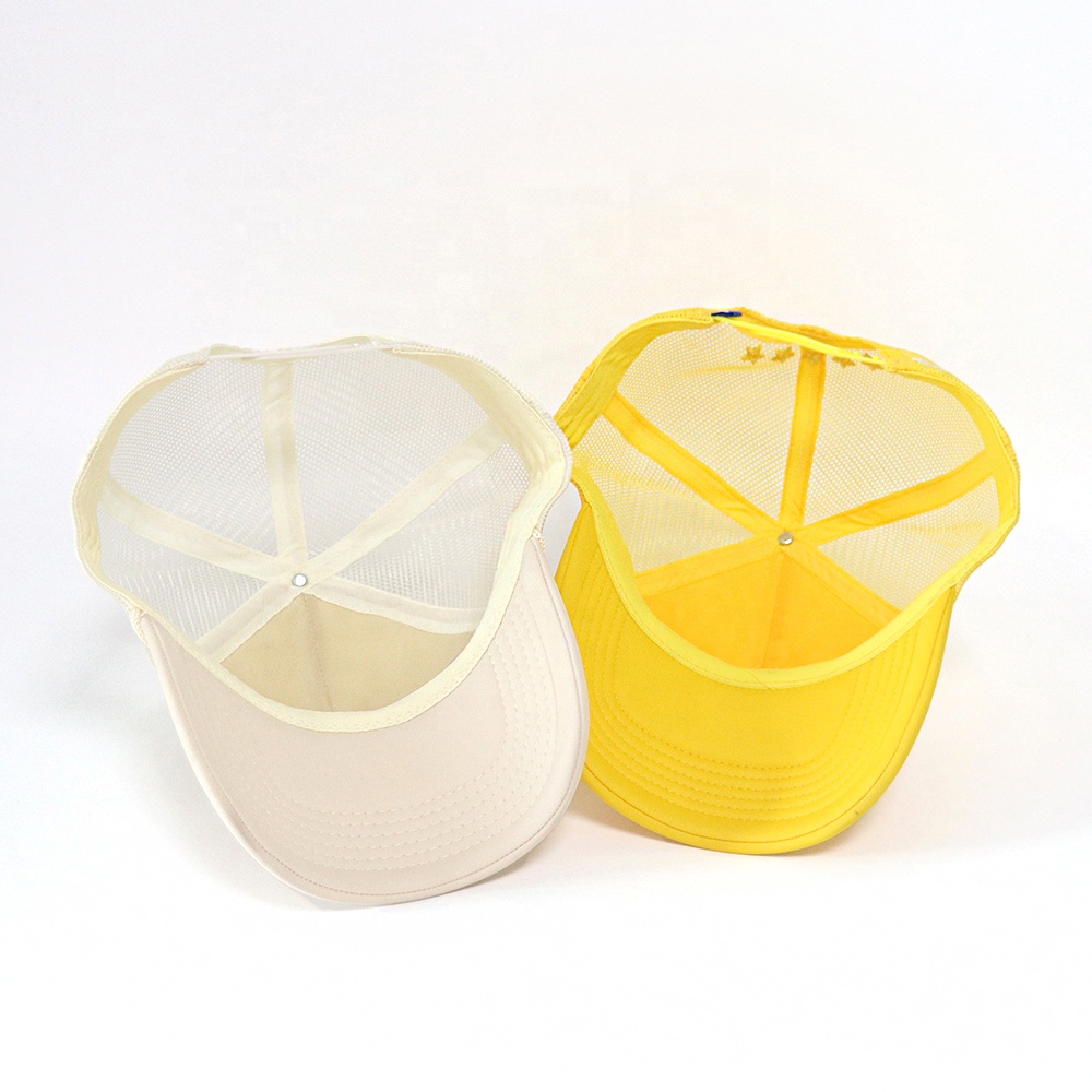 Artifacts House Embroidered Yellow Foam Trucker Cap