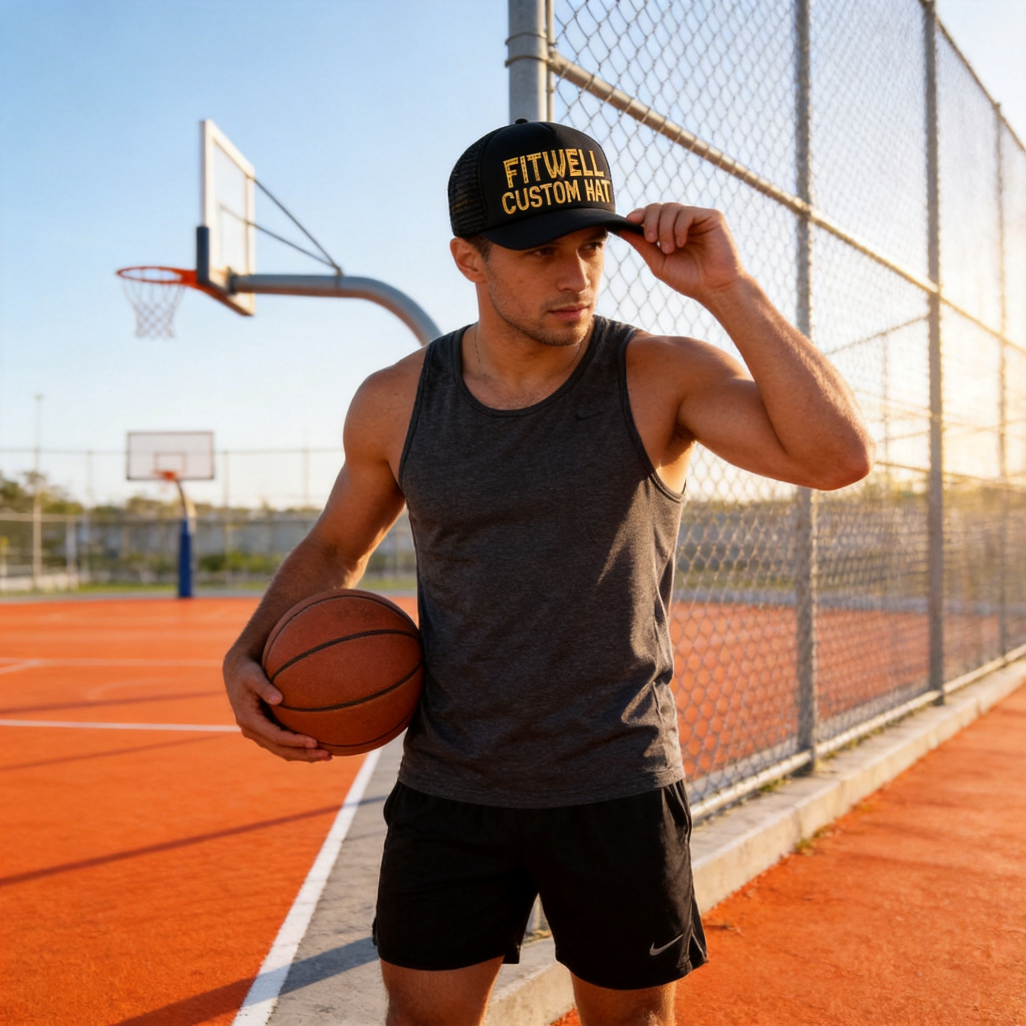 Black Hustlers Statement Print Foam Trucker Cap