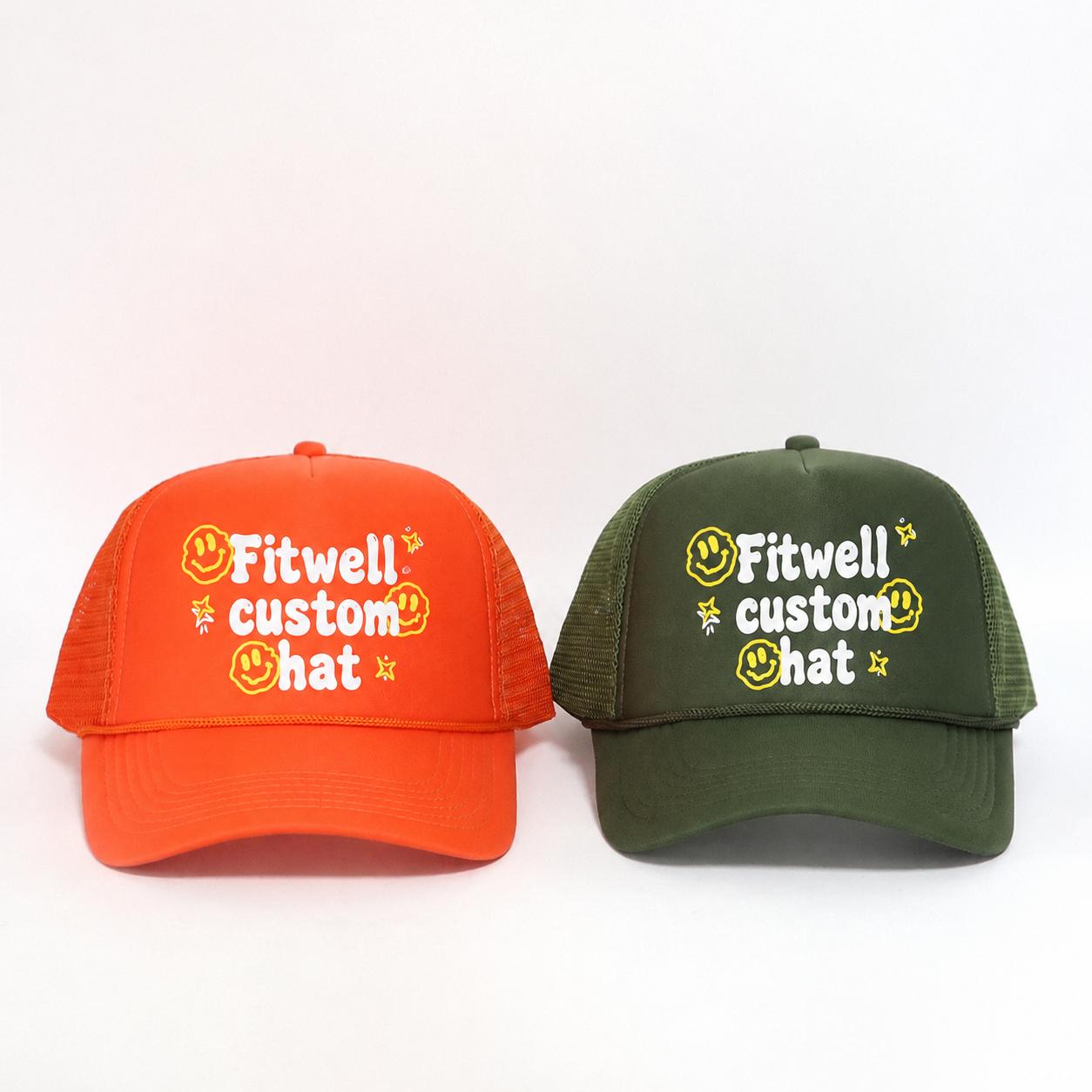Small Body Big Energy Foam Trucker Cap with Printed Logo