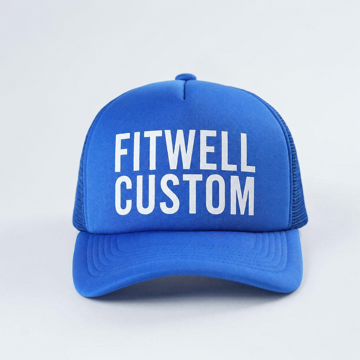 Blue Surf Cowboy Printed Foam Trucker Hat