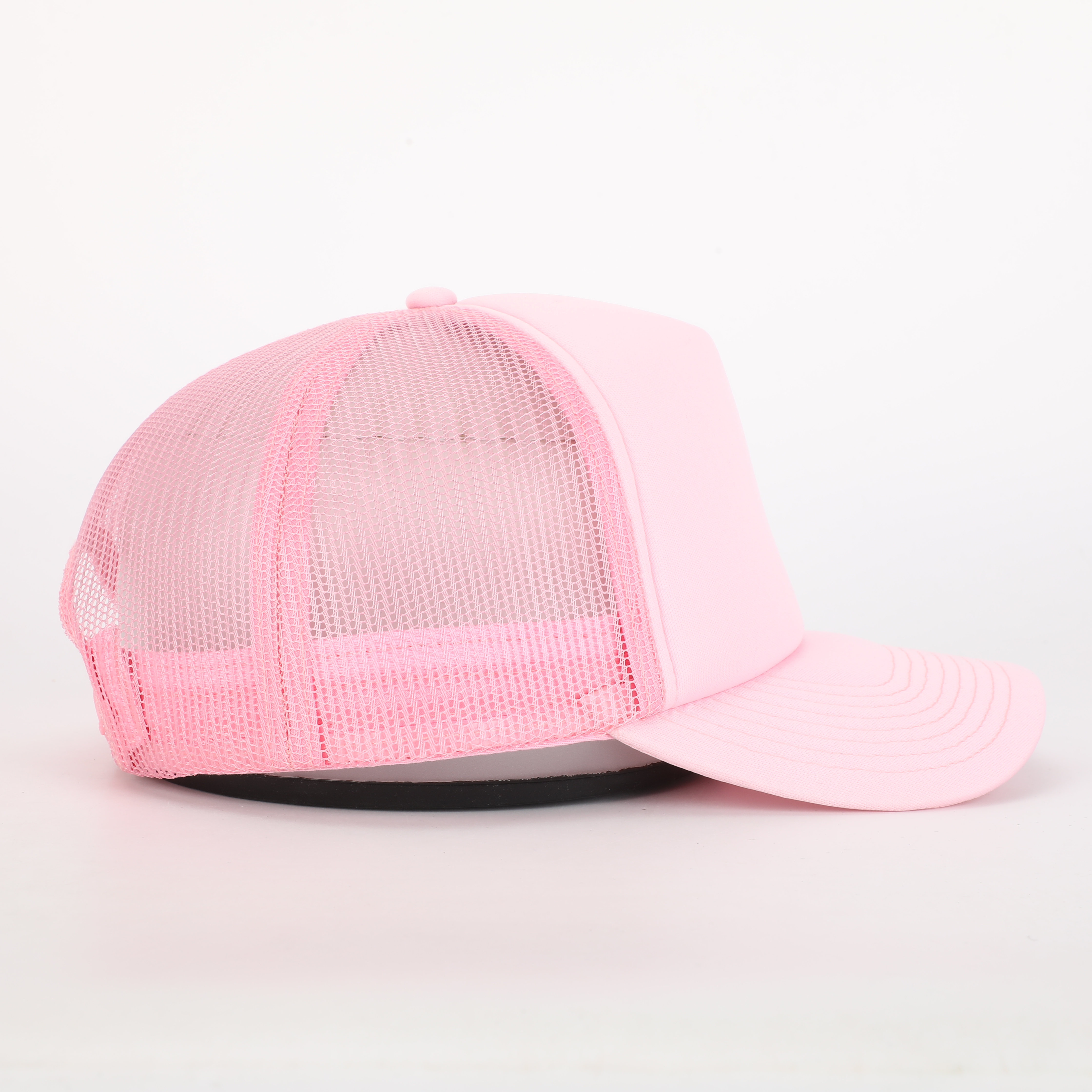 Pink Paw Print Foam Mesh Trucker Cap