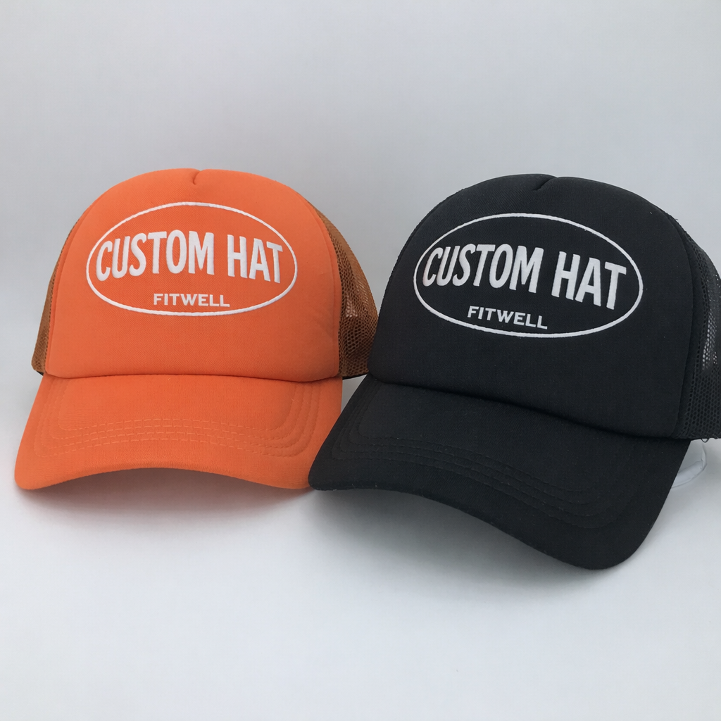 Simply Rise Logo Foam Trucker Cap Mesh Back Baseball Hat