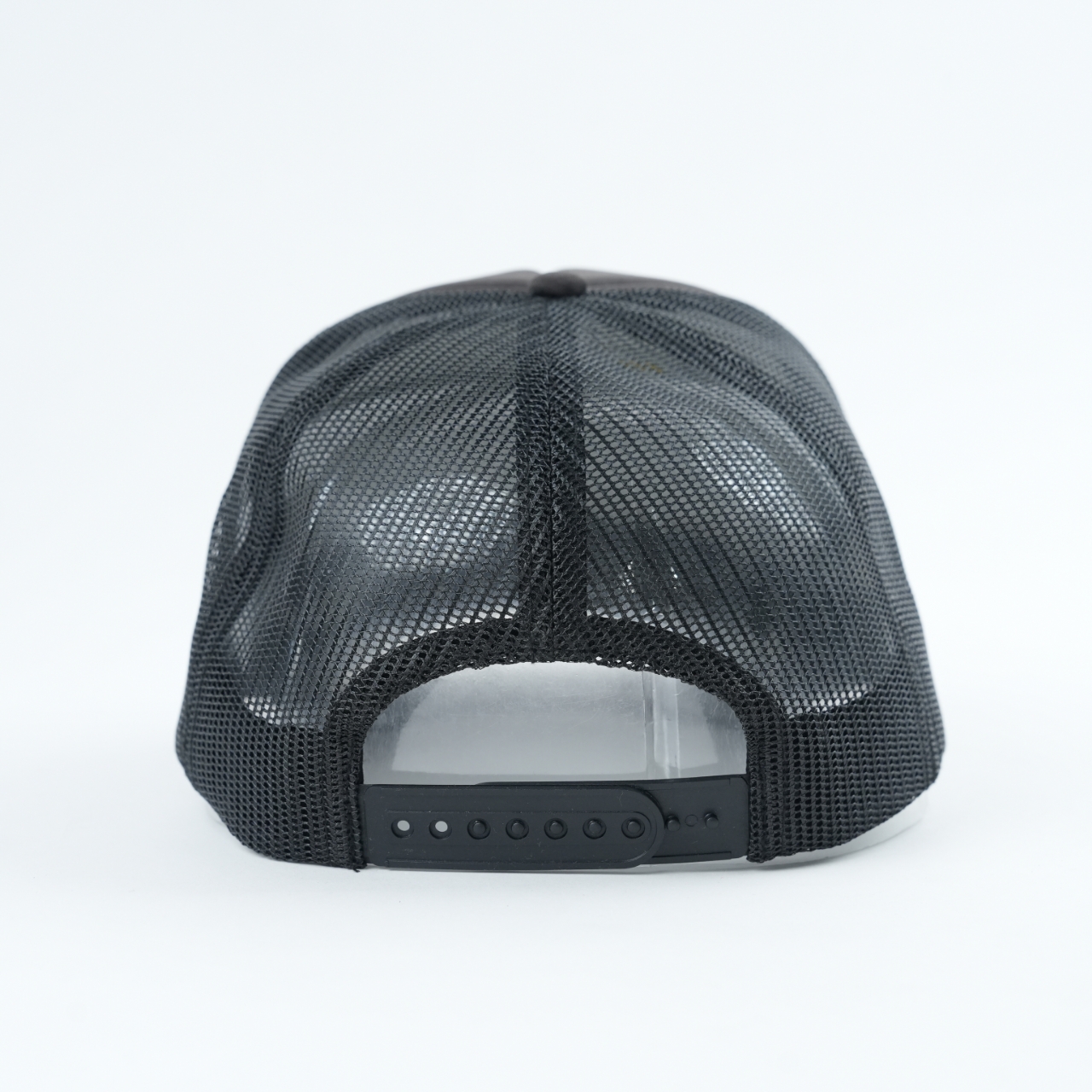 Public Works Printed Logo Black Foam Trucker Hat