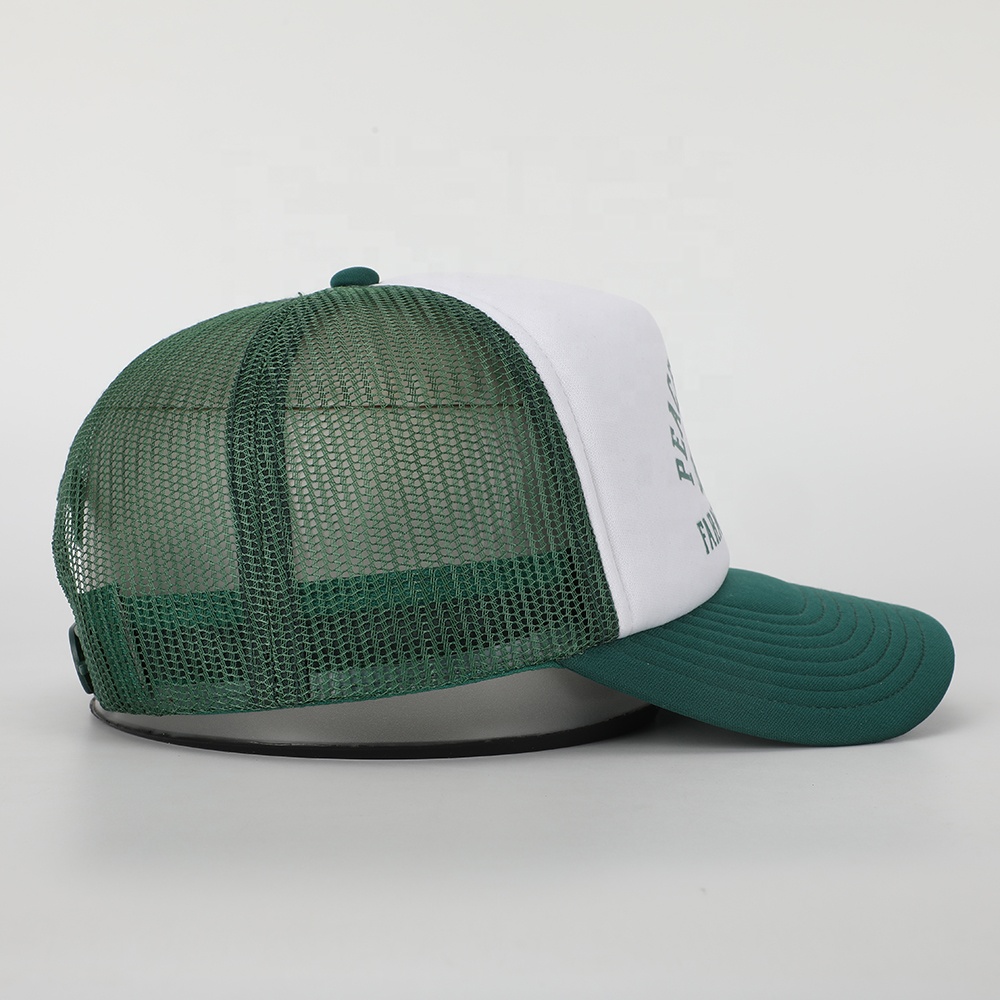Farmers Market Print Foam Trucker Cap with Mesh Back