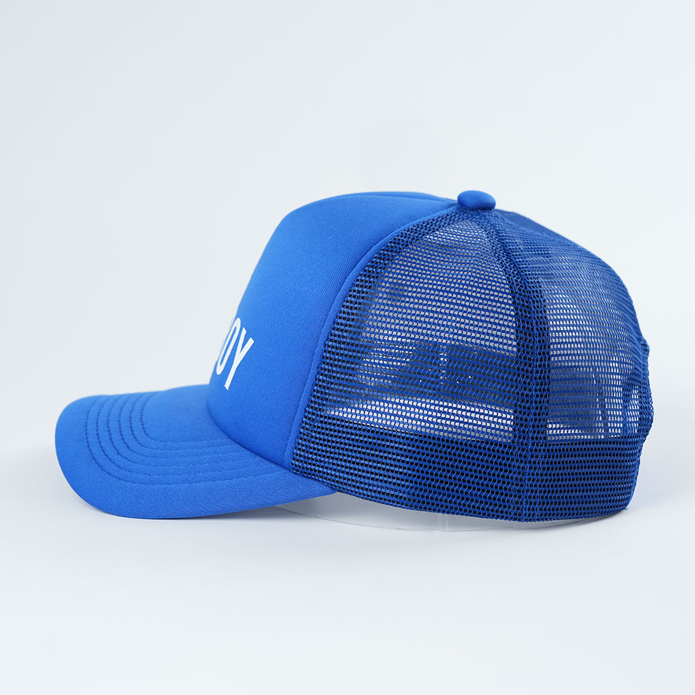 Blue Surf Cowboy Printed Foam Trucker Hat