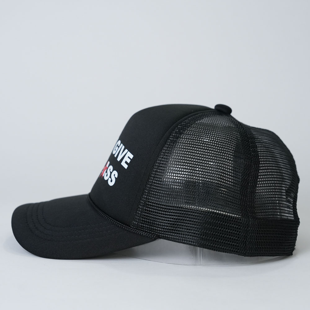 I Don’t Give A Rats Printed Foam Trucker Hat Mesh Back Cap