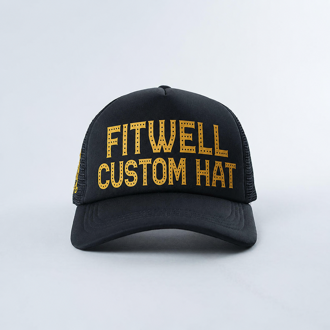Black Hustlers Statement Print Foam Trucker Cap