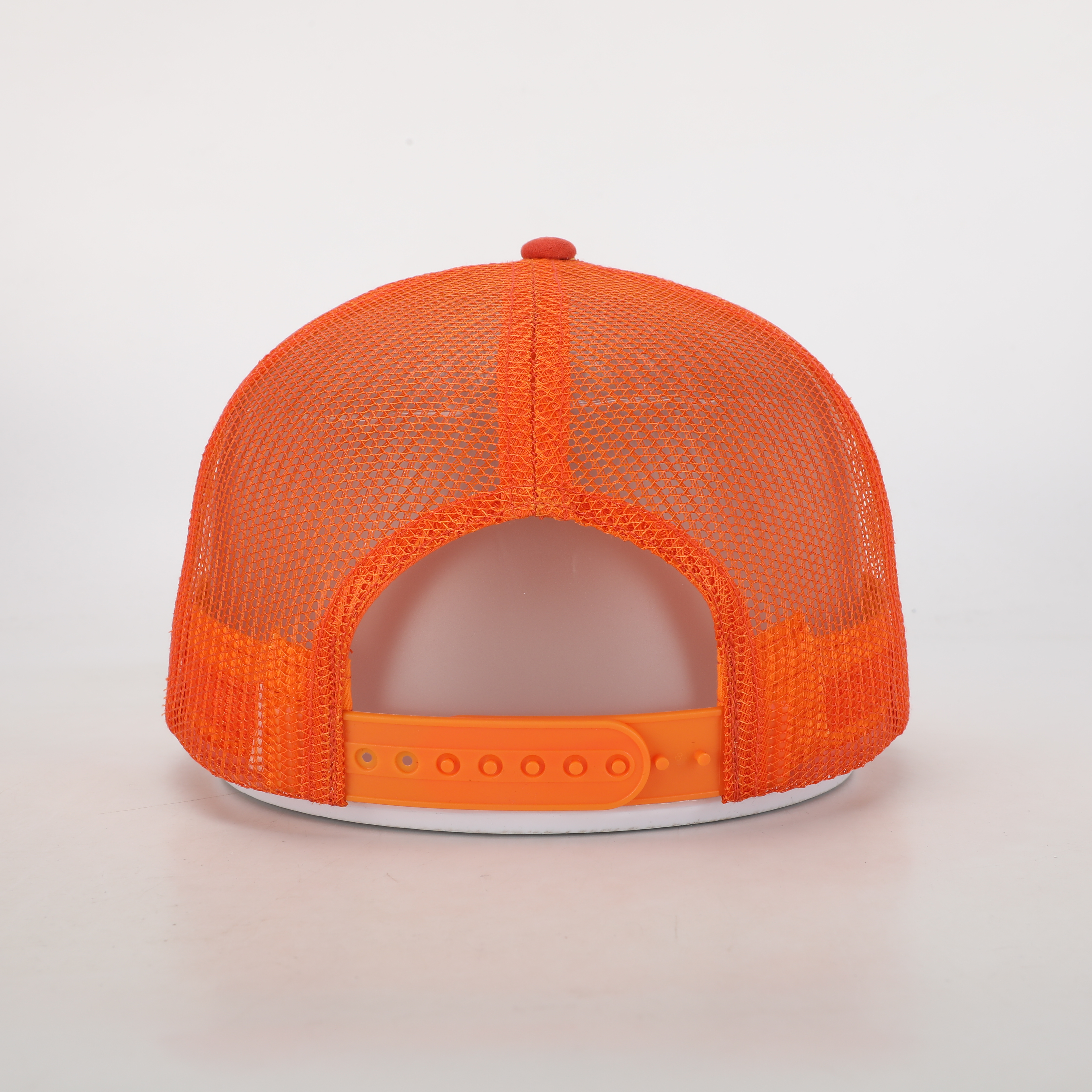Burnt Orange 5-Panel Suede Trucker Hat with Absolute One Embroidery