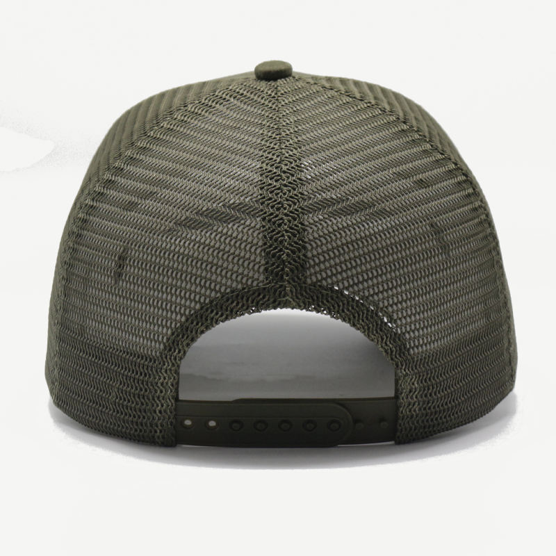Vintage ICON 3D Embroidered Suede Mesh Trucker Cap