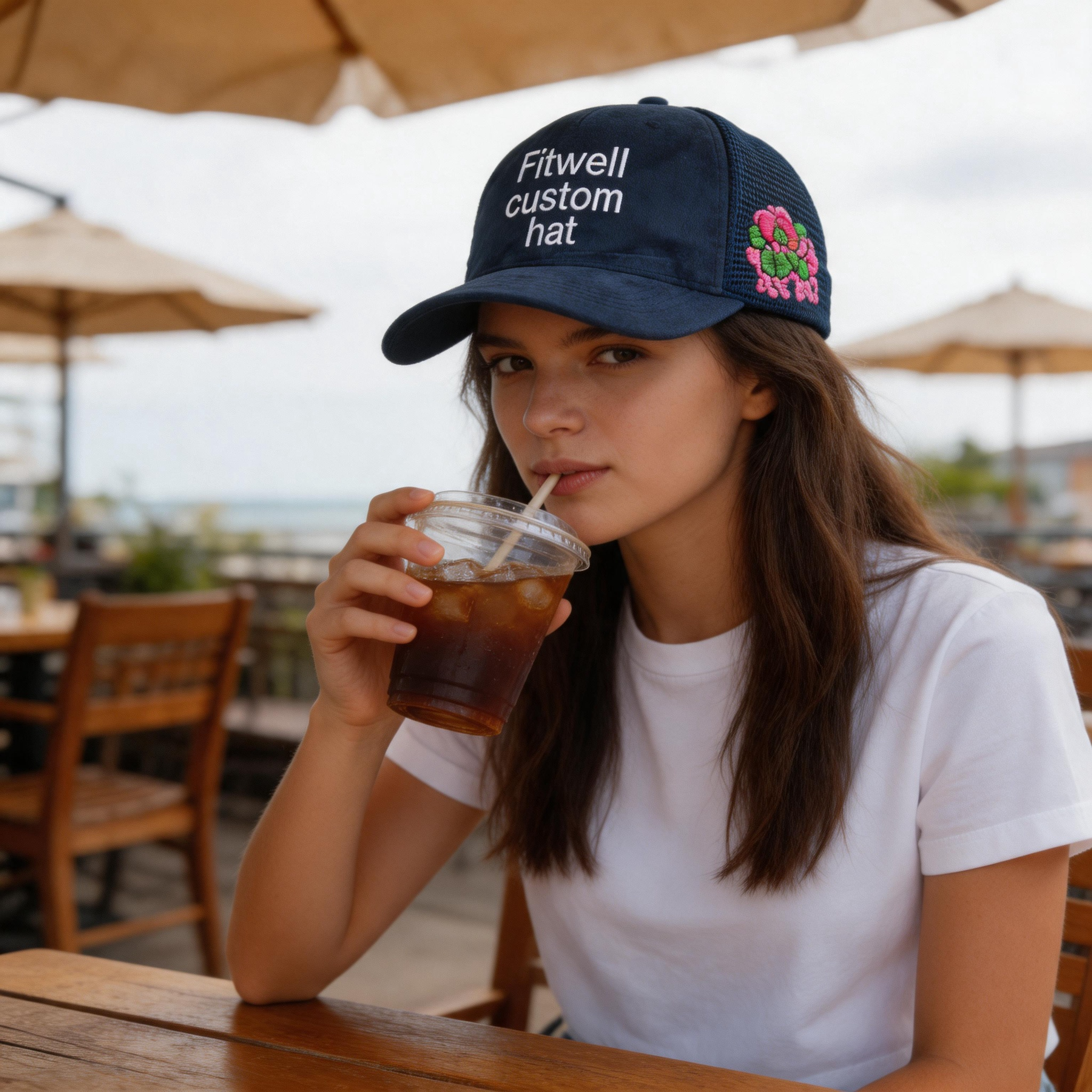 Suede Mesh Slogan Embroidered Trucker Hat Collection