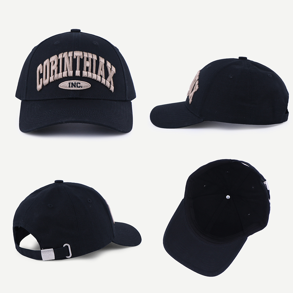 Navy CORINTHIAN INC 3D Embroidered Six-Panel Baseball Cap