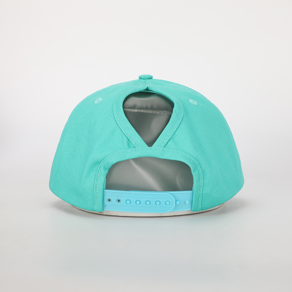 Mint Green 6-Panel Baseball Cap with White Paw Print LOVE Embroidery – Structured Curved Brim Hat