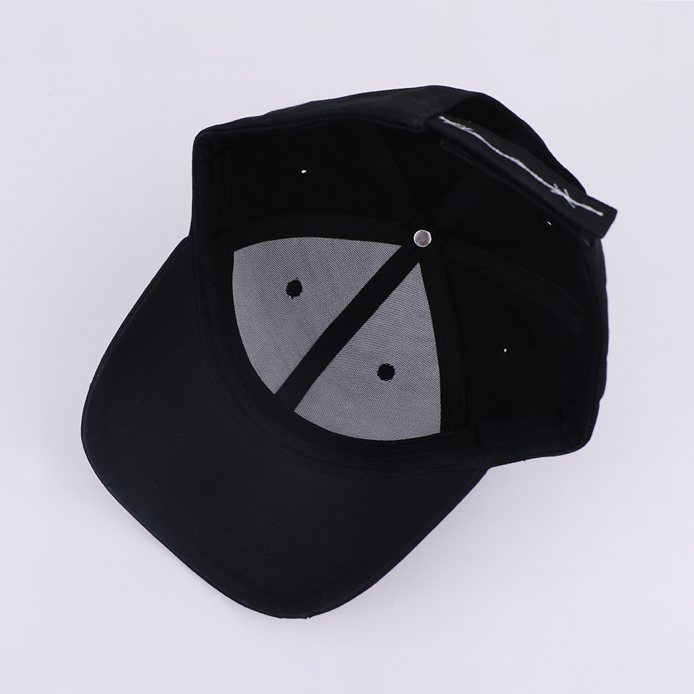 Black Pythia Barbed Star Gothic Embroidered 6-Panel Cap