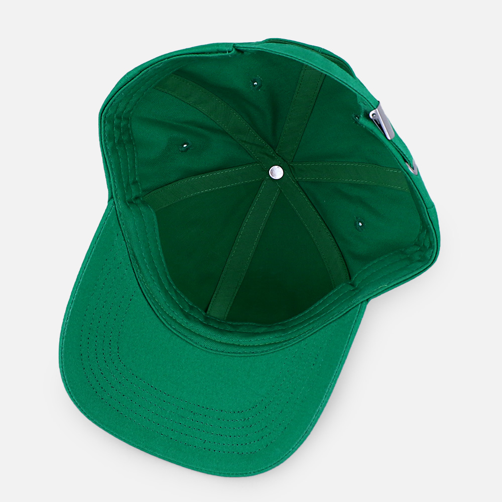 Green Lion Embroidered 6 Panel Cotton Baseball Cap