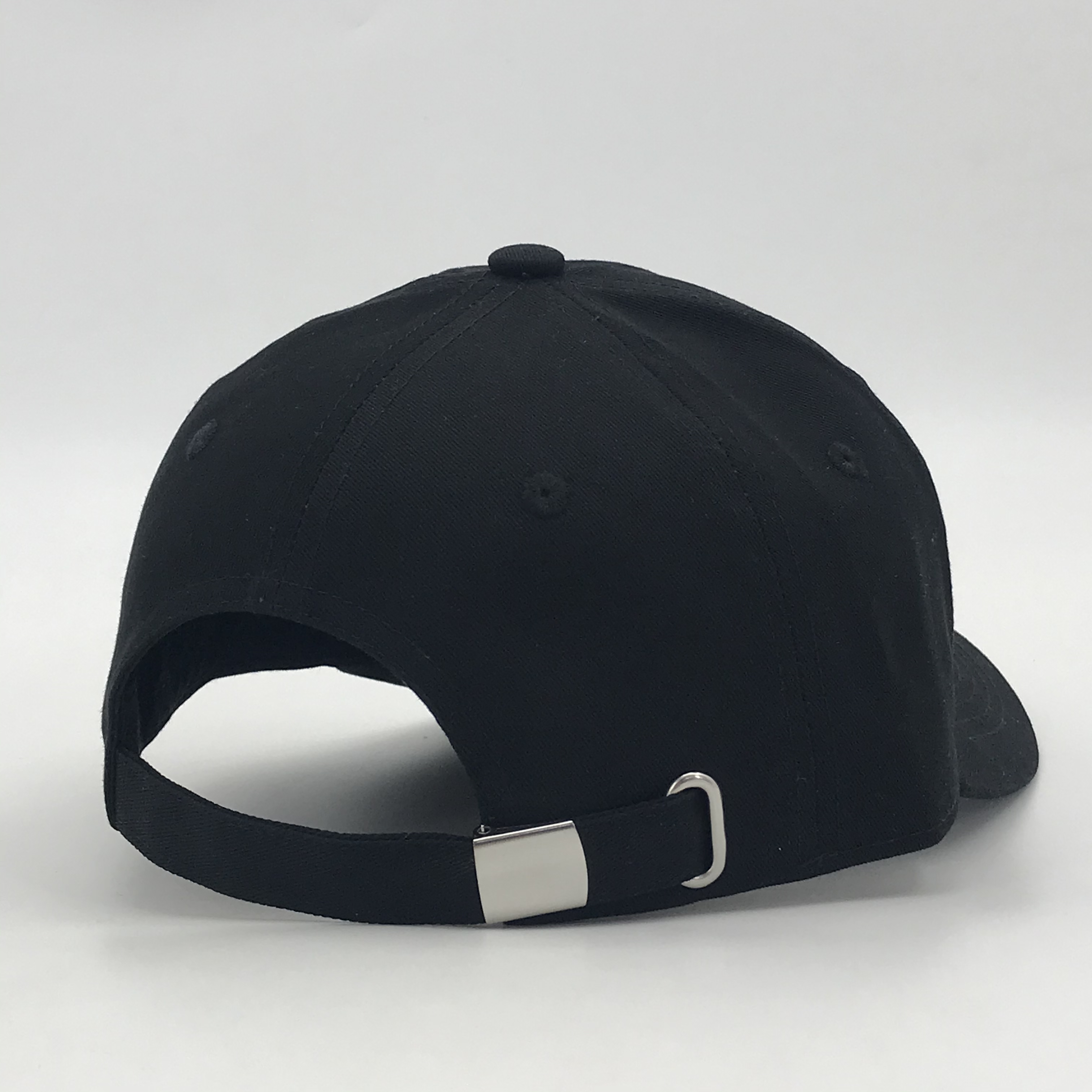 Lavender and Black 6 Panel Cotton Baseball Caps with Circular MB Embroidered Logo
