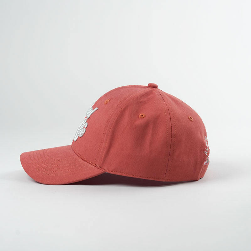 Rust Red Dad Life & Mom Life Baseball Caps with White Raised Script Embroidery
