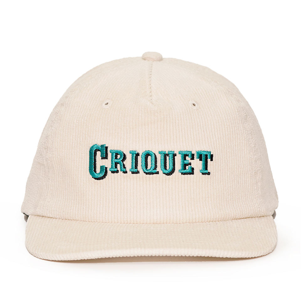 Vintage Corduroy Snapback Cap with Embroidered Letter Logo Adjustable Streetwear Hat
