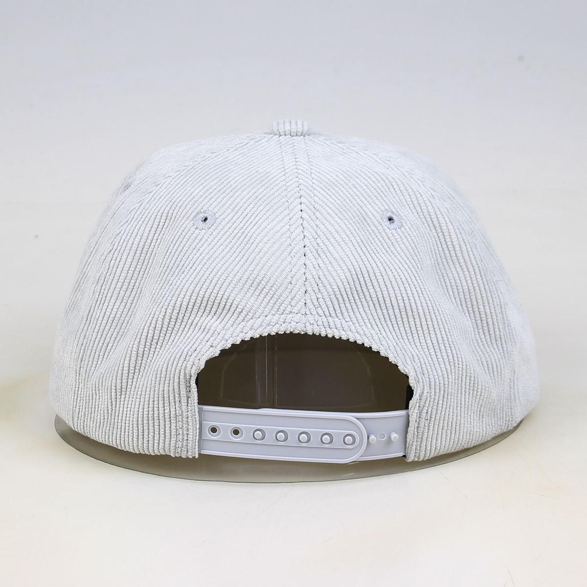 Golf Character Light Gray Corduroy Snapback Cap
