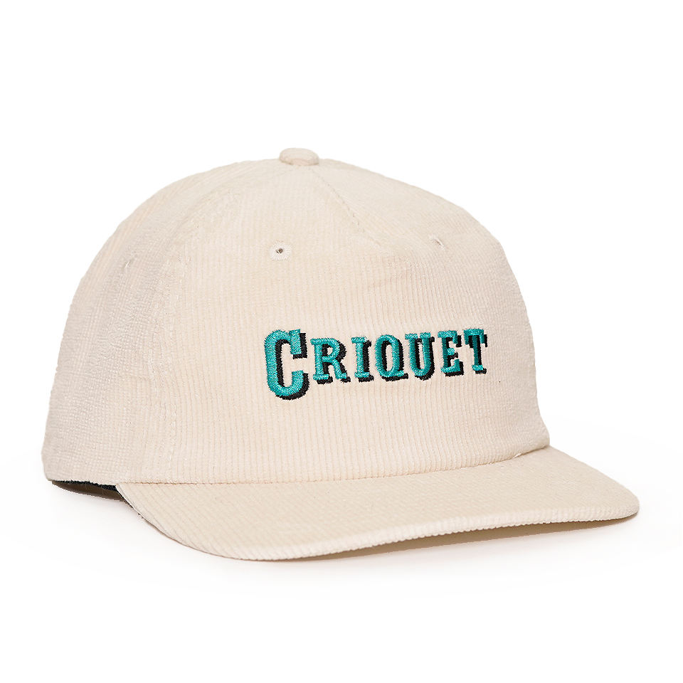 Vintage Corduroy Snapback Cap with Embroidered Letter Logo Adjustable Streetwear Hat