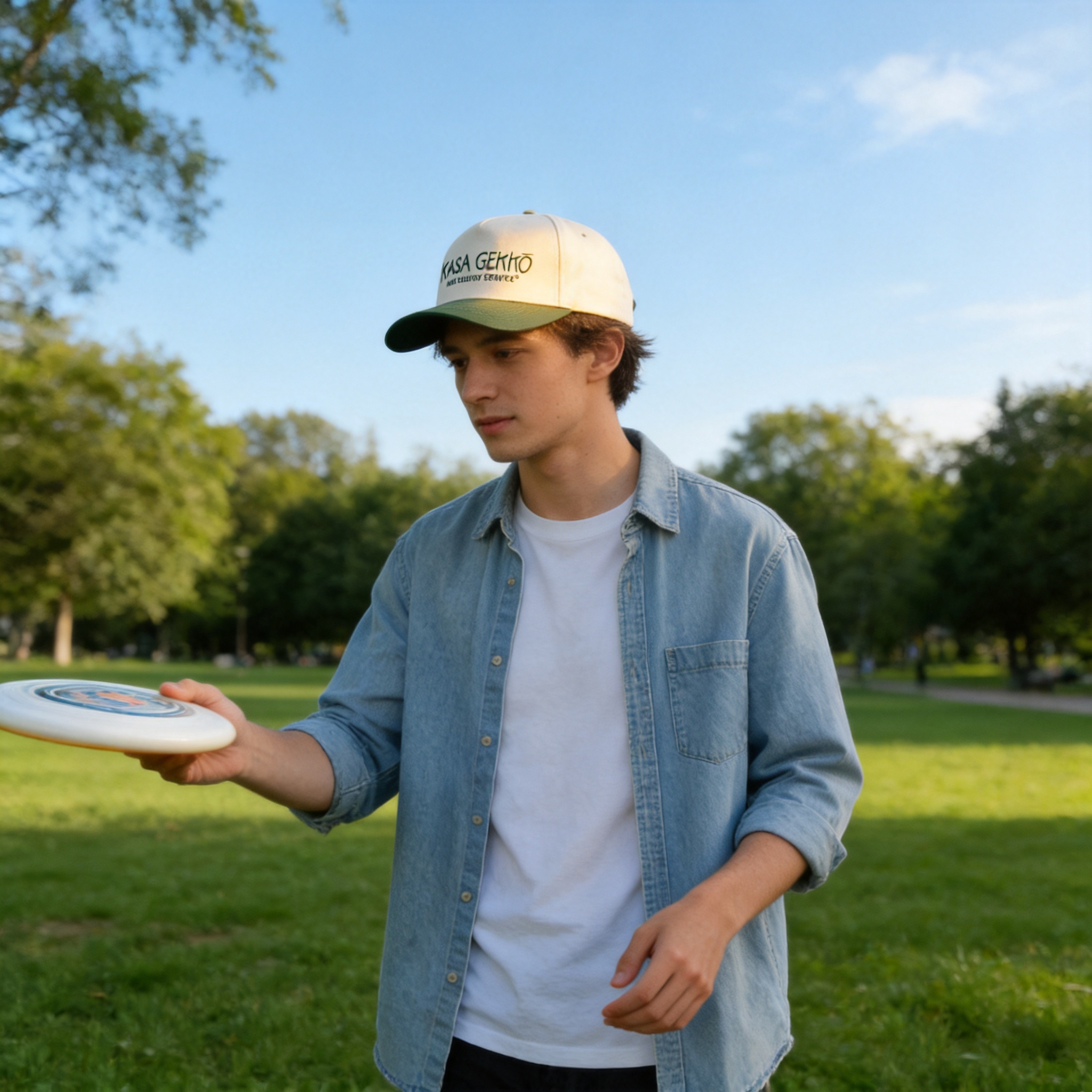 POWSCAPE Two-Tone Corduroy Rope Snapback Cap with Embroidered Script