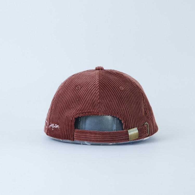 Vintage Corduroy Snapback Cap with Embroidered Keep Shooting Logo
