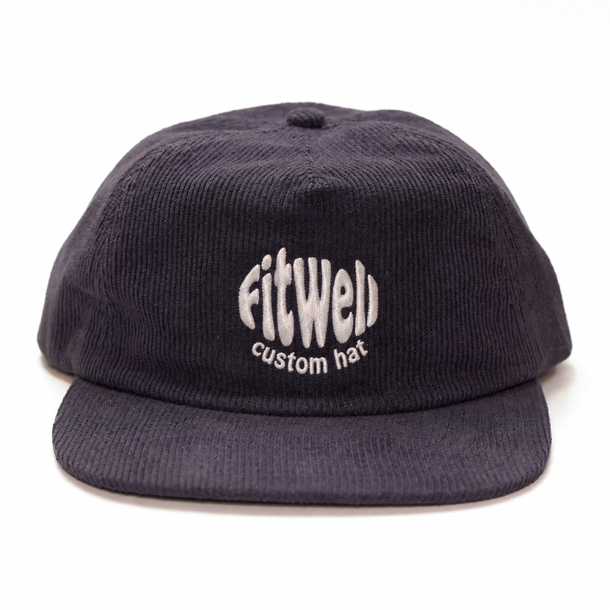 Jesus Saves Threads Dark Ribbed Flat Brim Faith Hat
