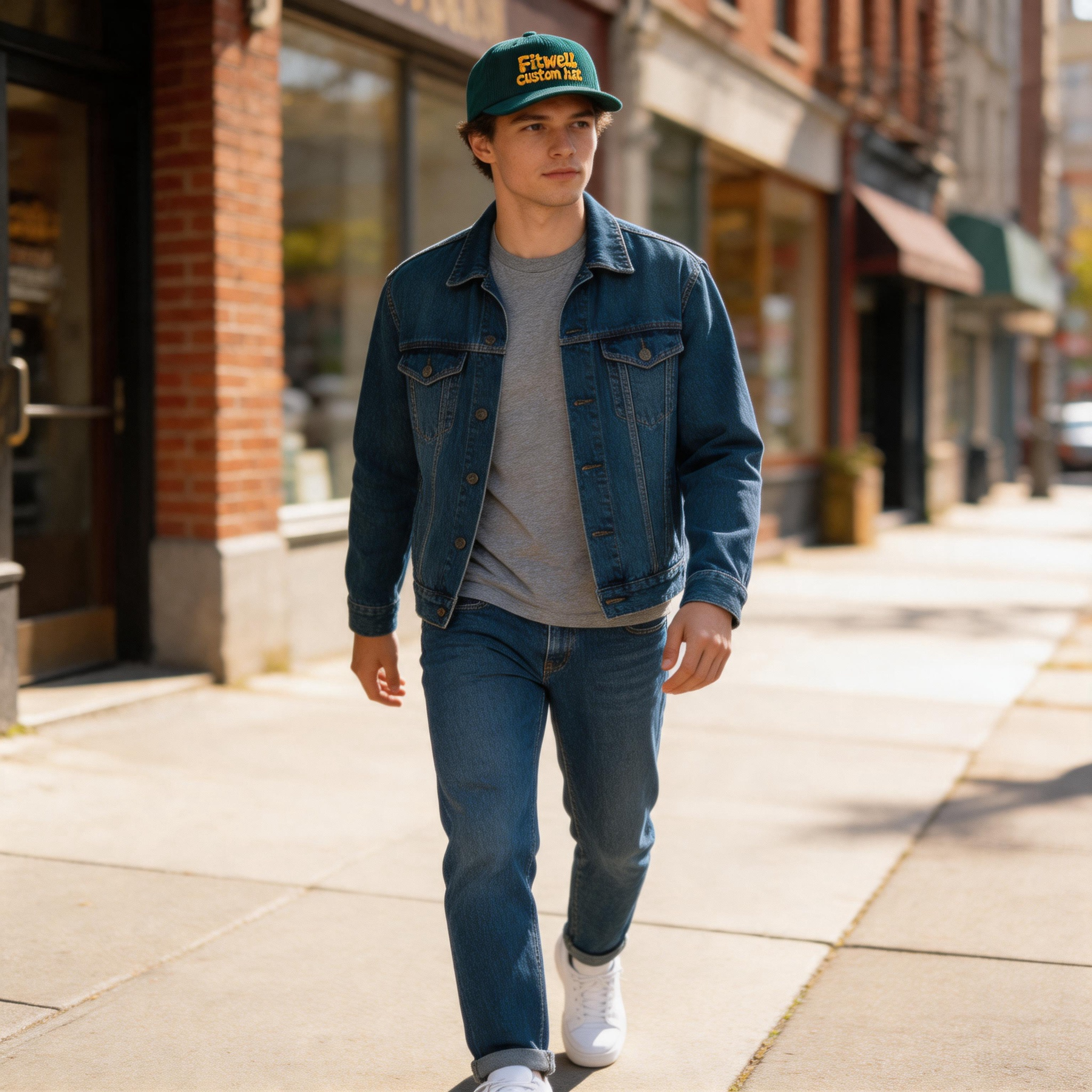 Critical Slugs Teal Corduroy 5-Panel Flat Brim Snapback Hat with Gold Front Embroidery