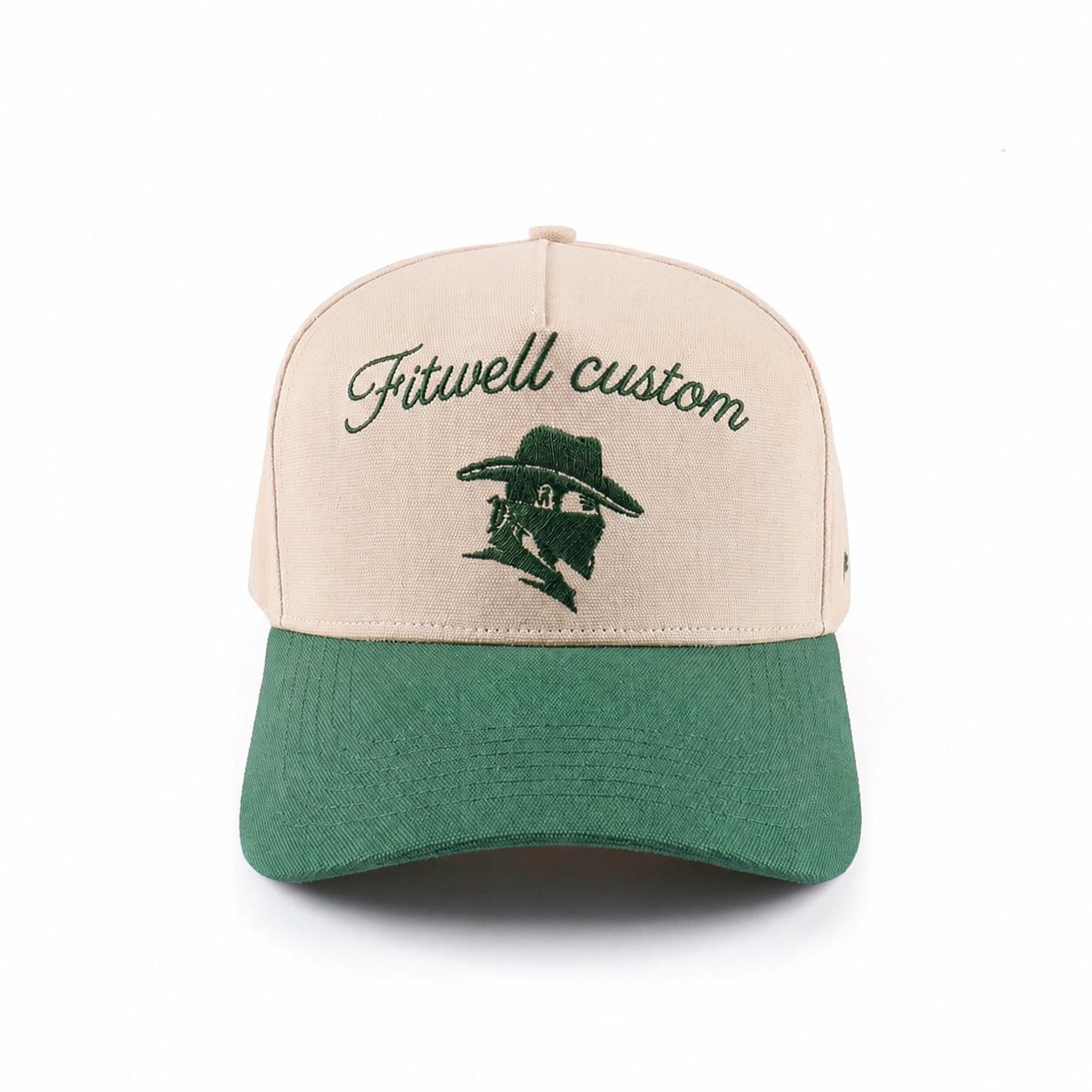 Bayou Bandit Two-Tone Embroidered Cotton Twill Baseball Cap