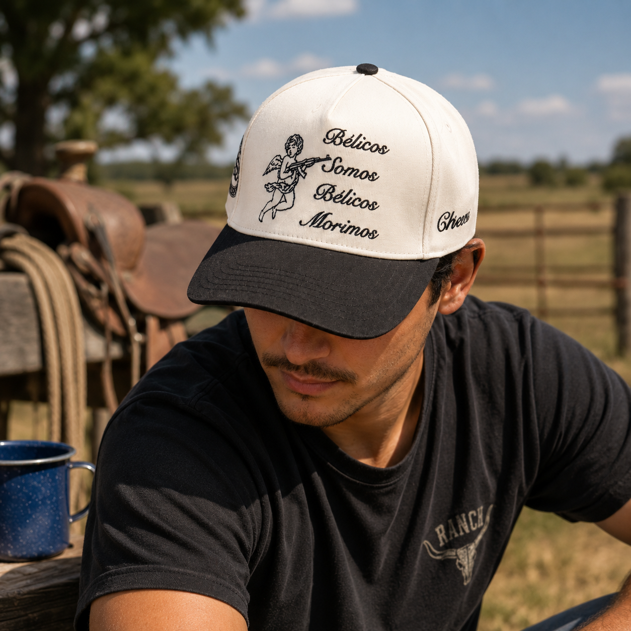 Bélicos Angel Rifle Two-Tone Embroidered Baseball Cap