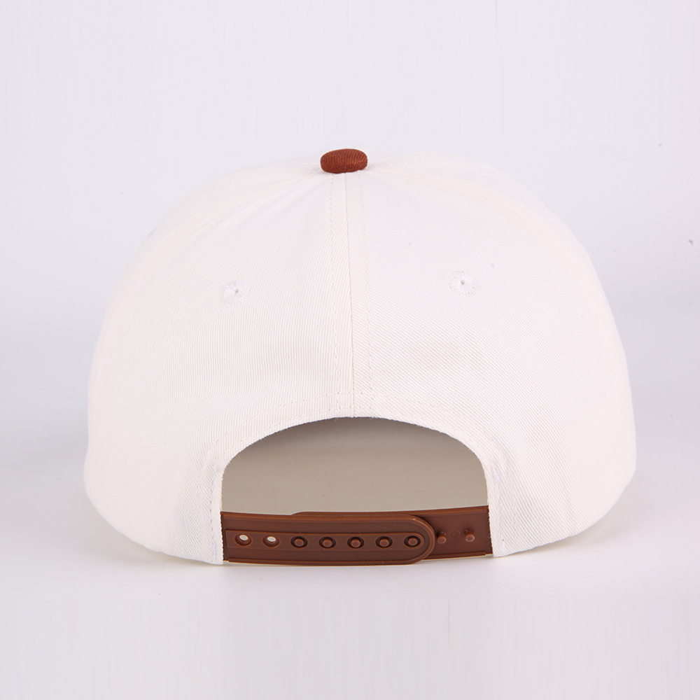 Two Tone Cotton Twill Baseball Cap with Embroidered Logo