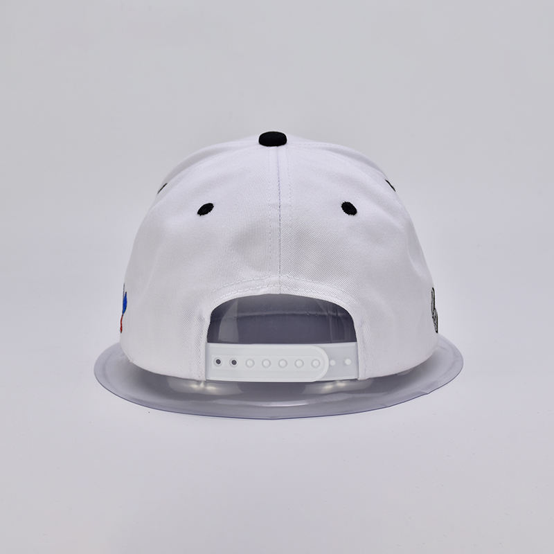 Lo B Script Two‑Tone Cotton Twill 5 Panel Baseball Cap