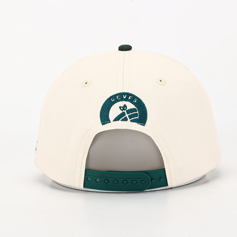 Two-Tone 3D Embroidered REEVES CLUB Westfield 5-Panel Cotton Twill Baseball Cap