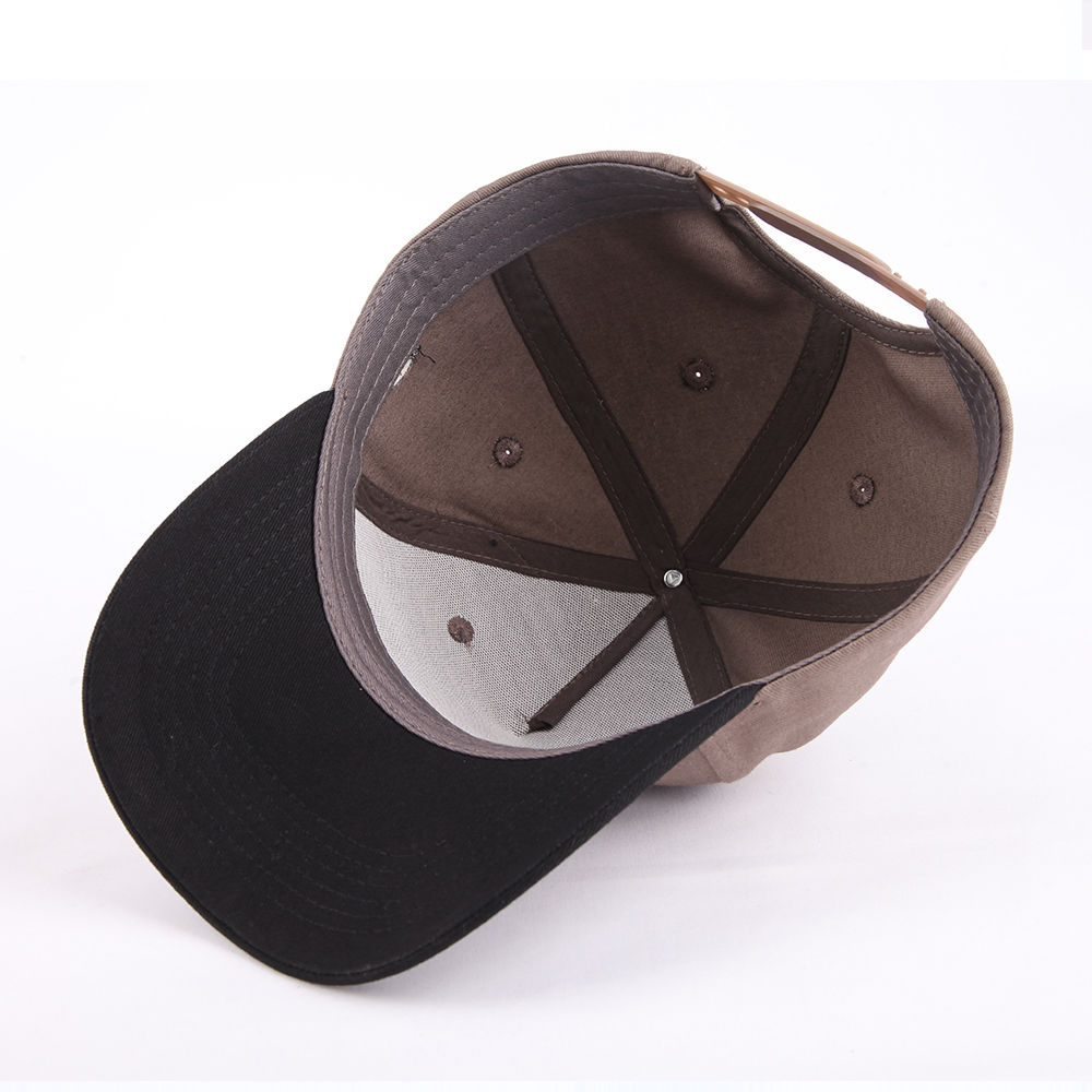 Two-Tone Belmont Acres Flat Embroidered Cotton Baseball Cap