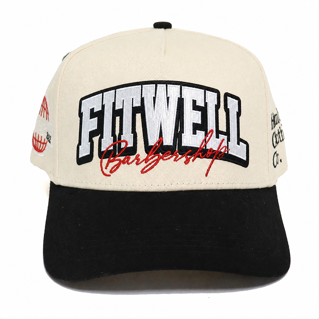 Humblé Embroidered Two-Tone 5 Panel Cotton Twill Baseball Cap