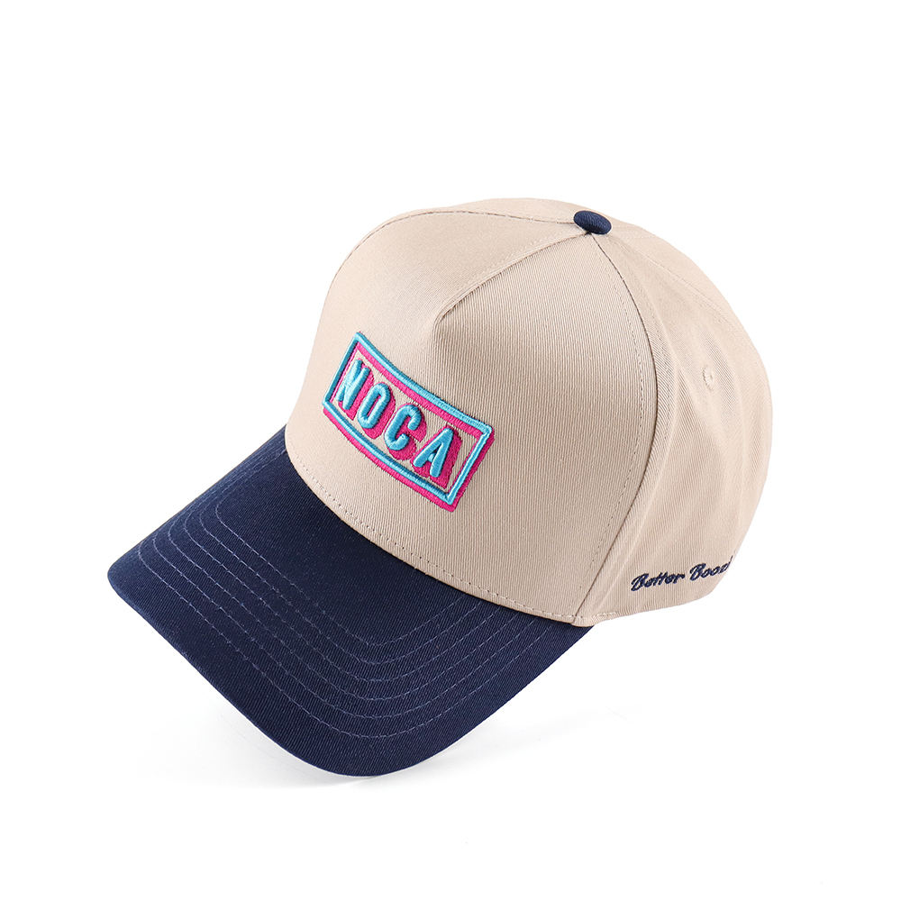 Two-Tone NOCA Embroidered Cotton Twill Baseball Cap