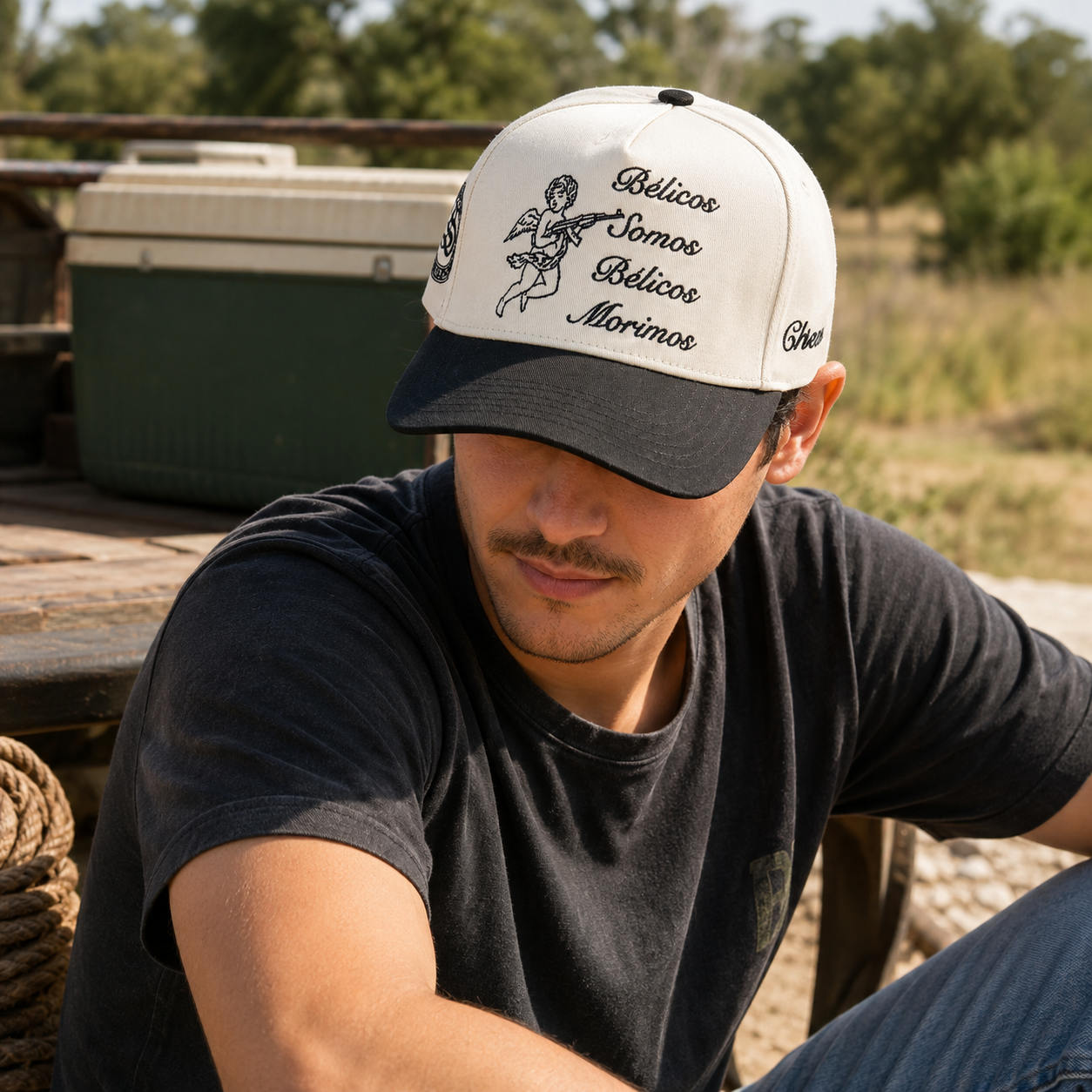 Bélicos Angel Rifle Two-Tone Embroidered Baseball Cap