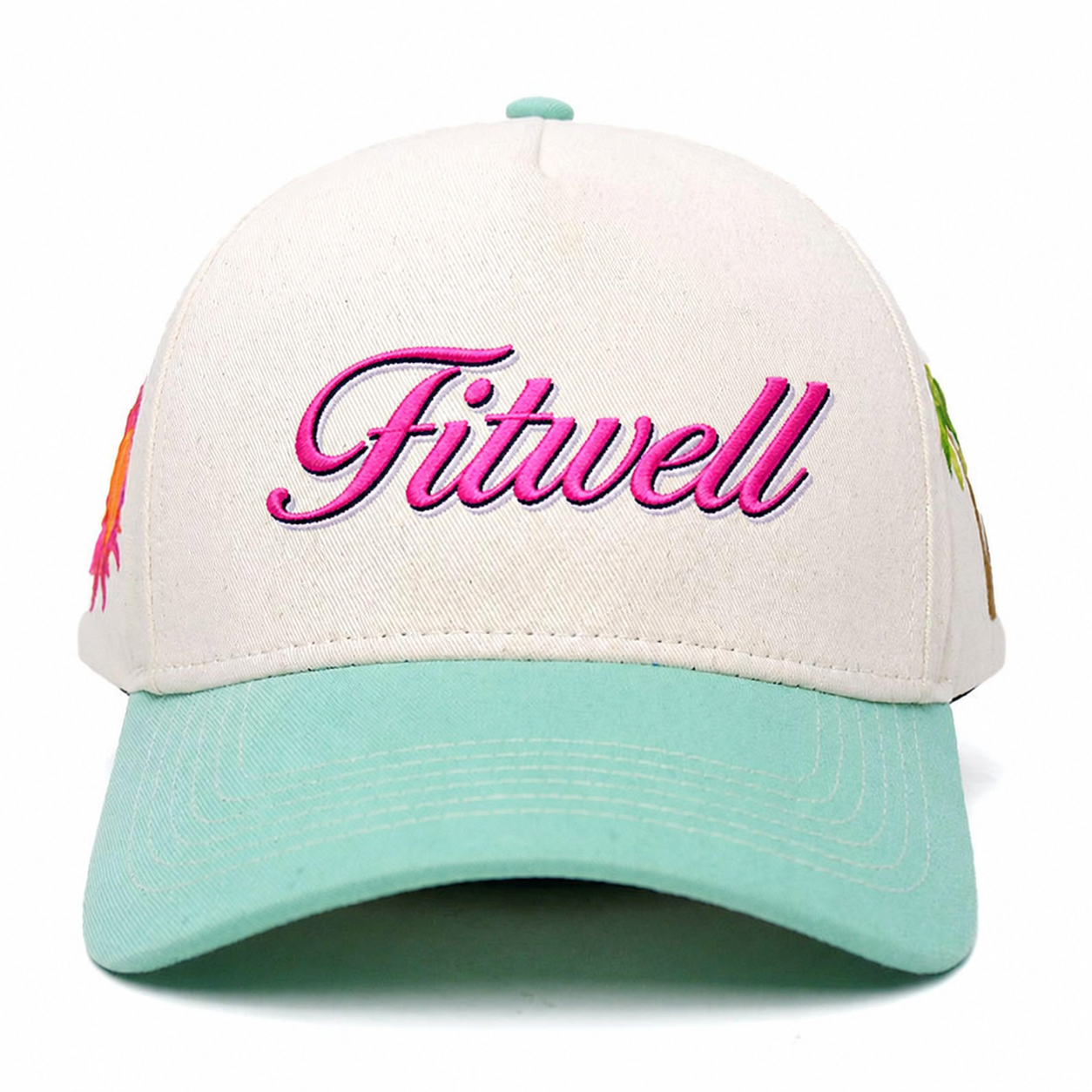 Ink Life Inc Two Tone Embroidered Baseball Cap