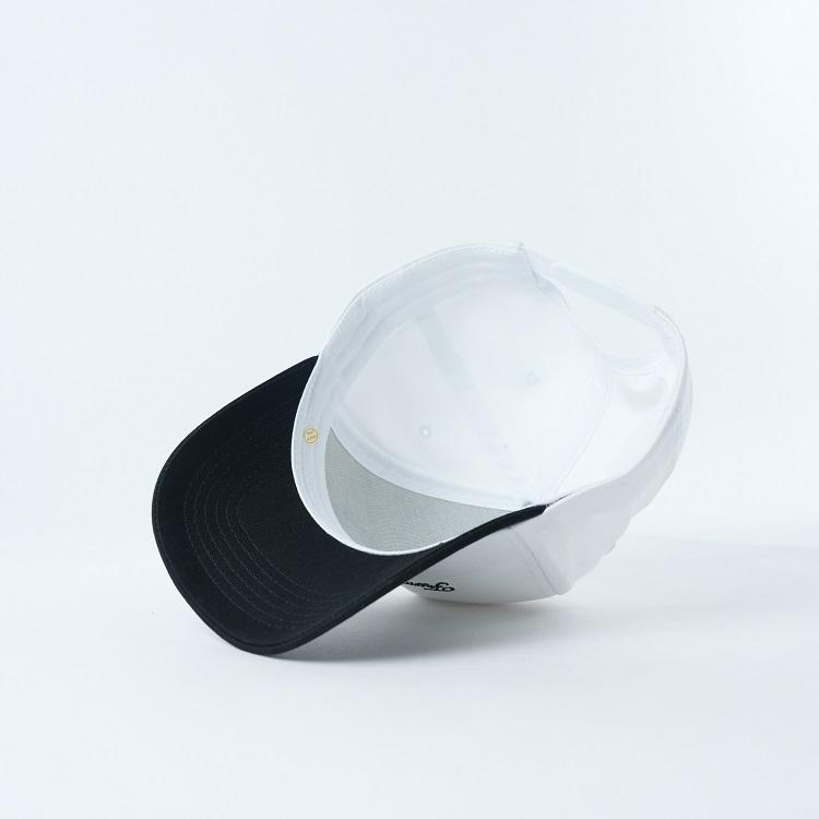 Two Tone 5 Panel Cotton Twill Baseball Cap with Flat Embroidered Orlando Love Logo