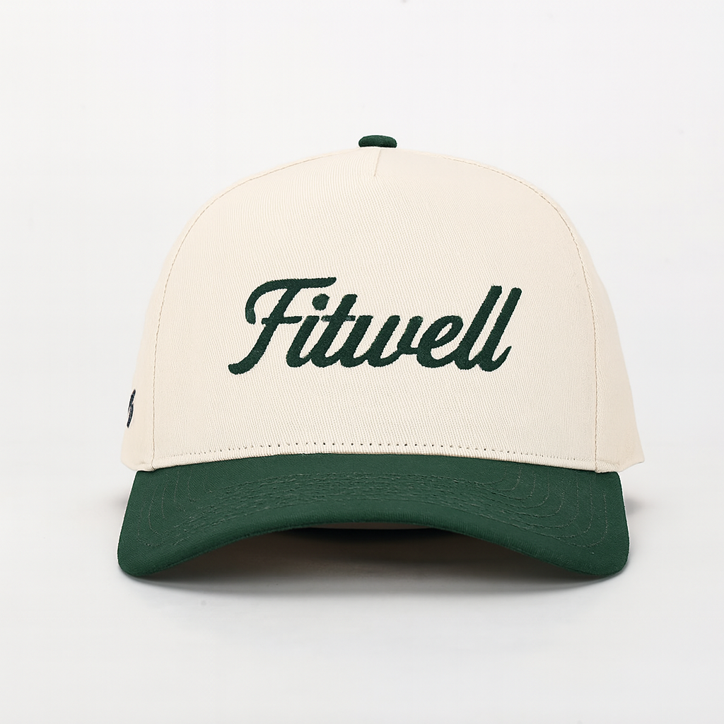 Anomaly Two-Tone Baseball Cap with Flat Embroidered Logo