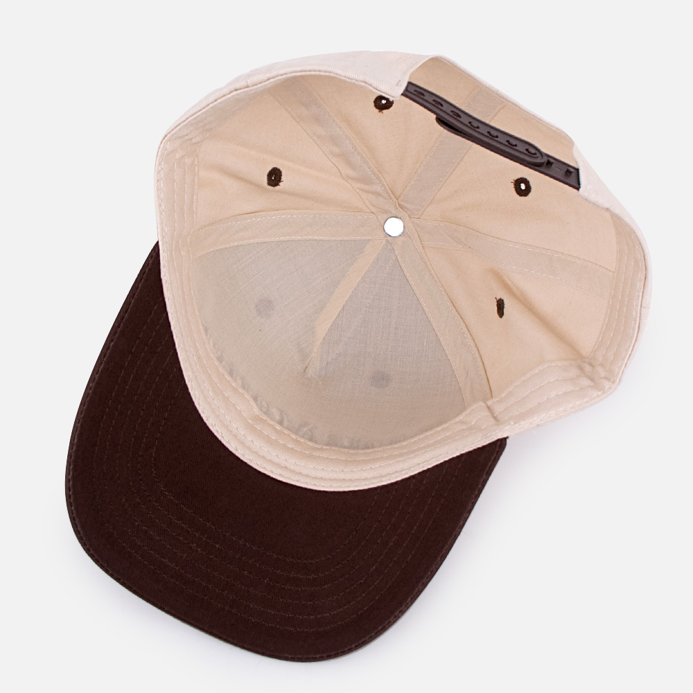 Cream Brown You Matter Embroidered Five-Panel Baseball Cap