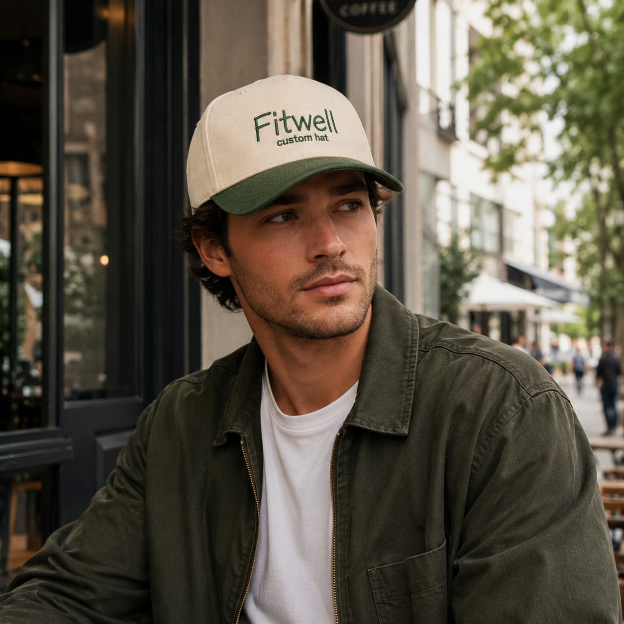 Kasa Getto Two-Tone Embroidered Cotton Twill Baseball Cap