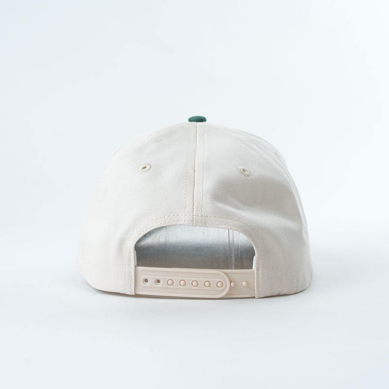 Two Tone Embroidered Cotton Twill 5 Panel Baseball Cap with Sheep Logo