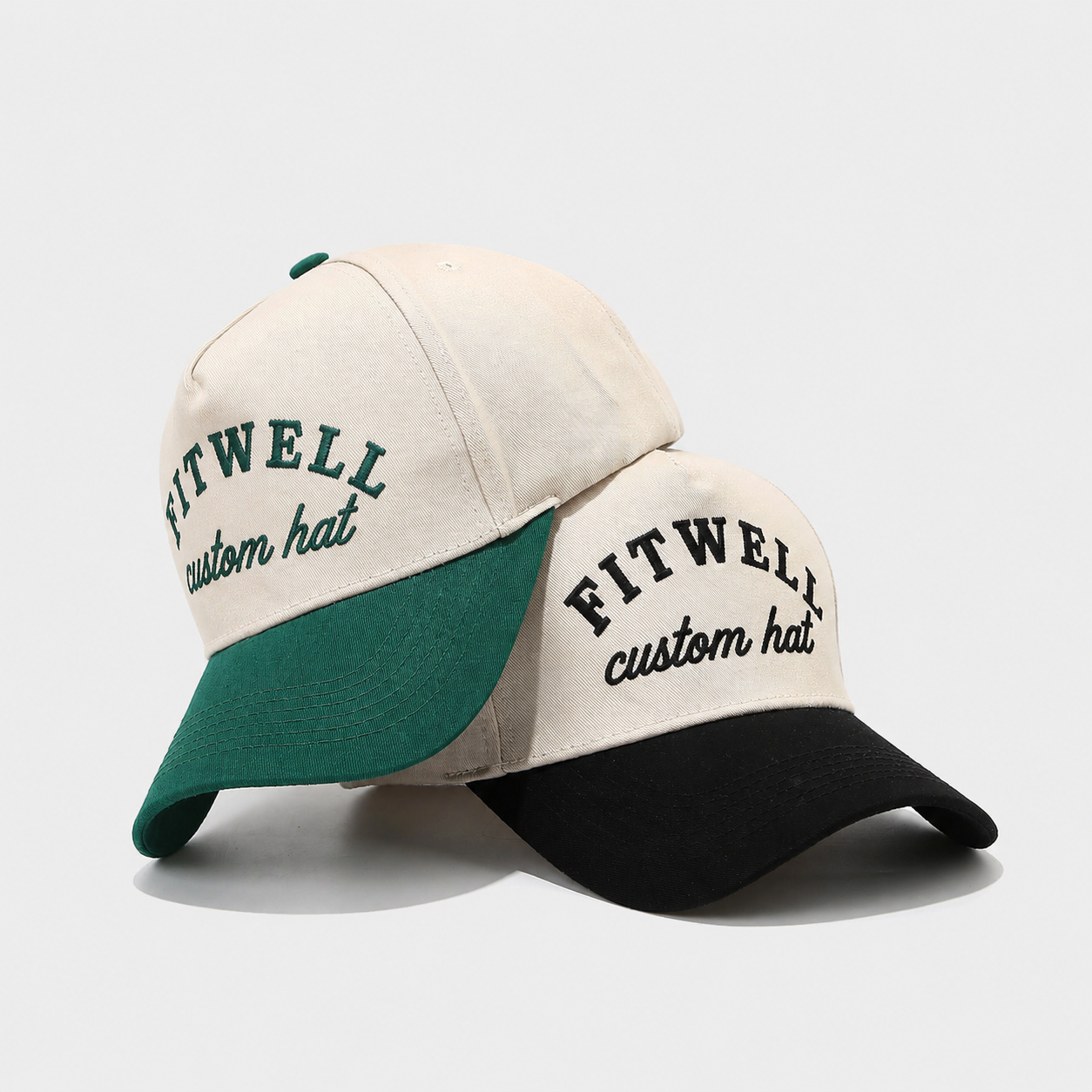 Cream Two Tone Tanned & Tipsy Embroidered Baseball Cap