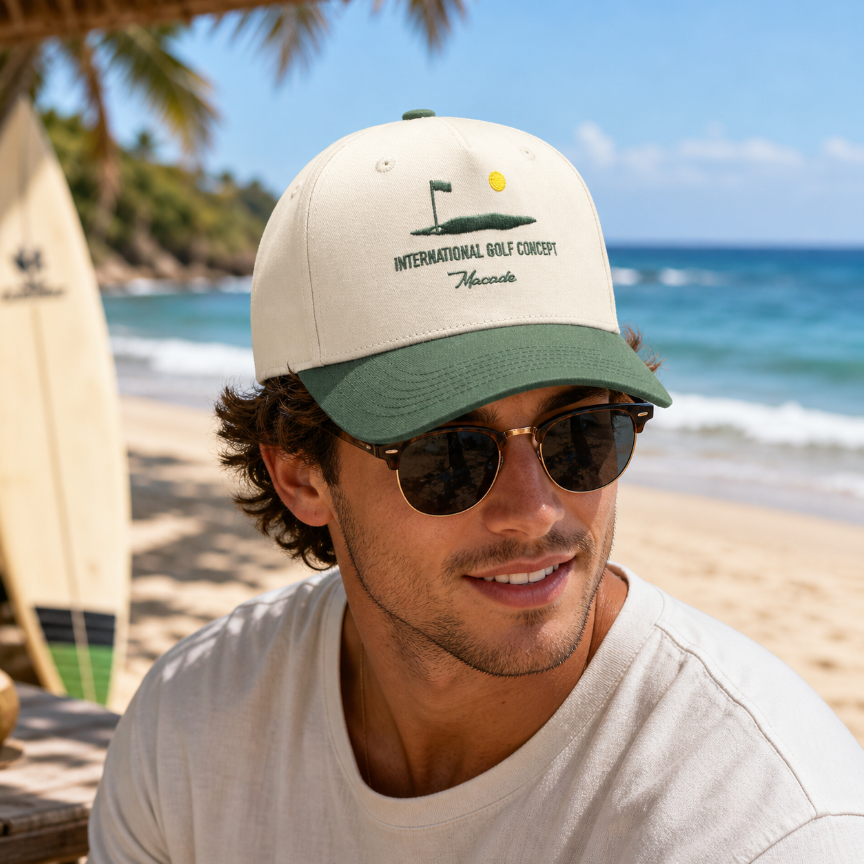 International Golf Concept Two Tone Baseball Cap