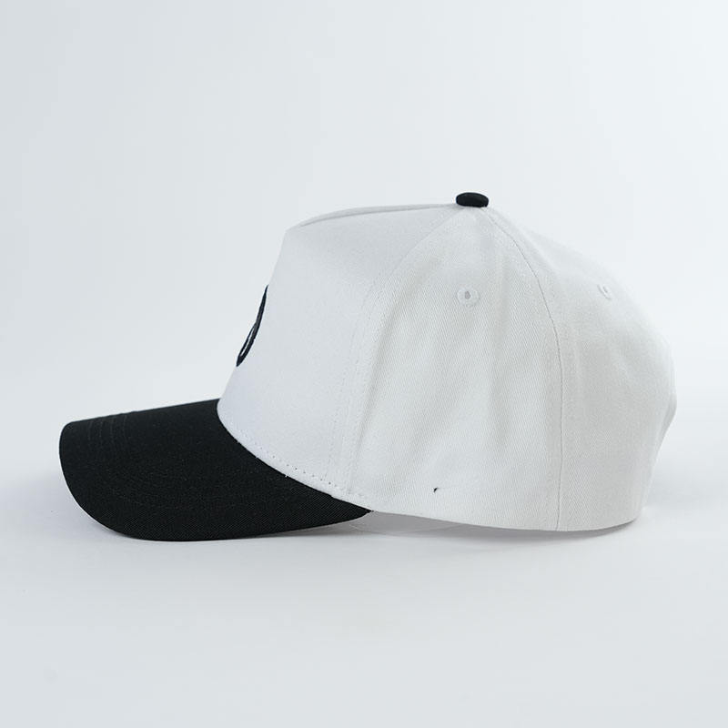 Flame Icon Two-Tone Embroidered Cotton Twill Baseball Cap